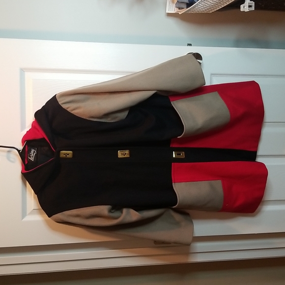 forstmann Jackets & Blazers - VTG Forstmann Colorblock Long Wool Jacket Coat
